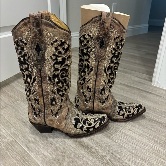 Corral Inlay Sequin boots - Picture 2 of 6